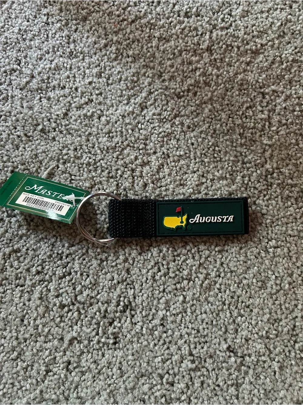 Masters/Augusta Green Keychain with Iconic Logo